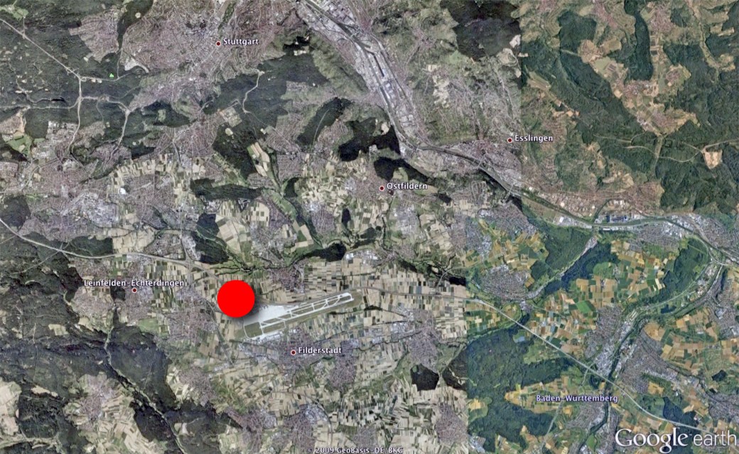 Satellite image, rendered