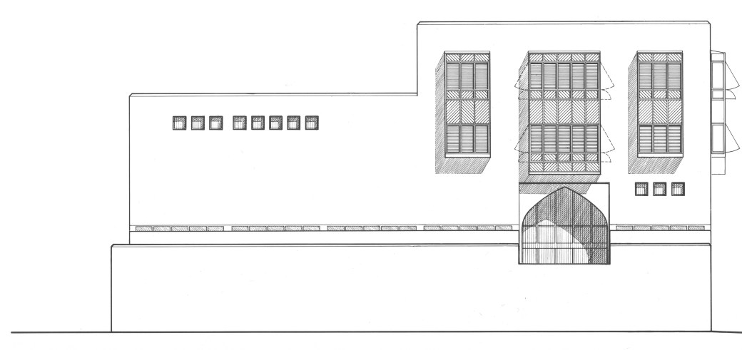 west elevation 1-100