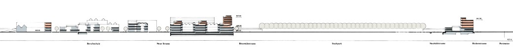 Schnitt D-D, Nord-Sd, rendered