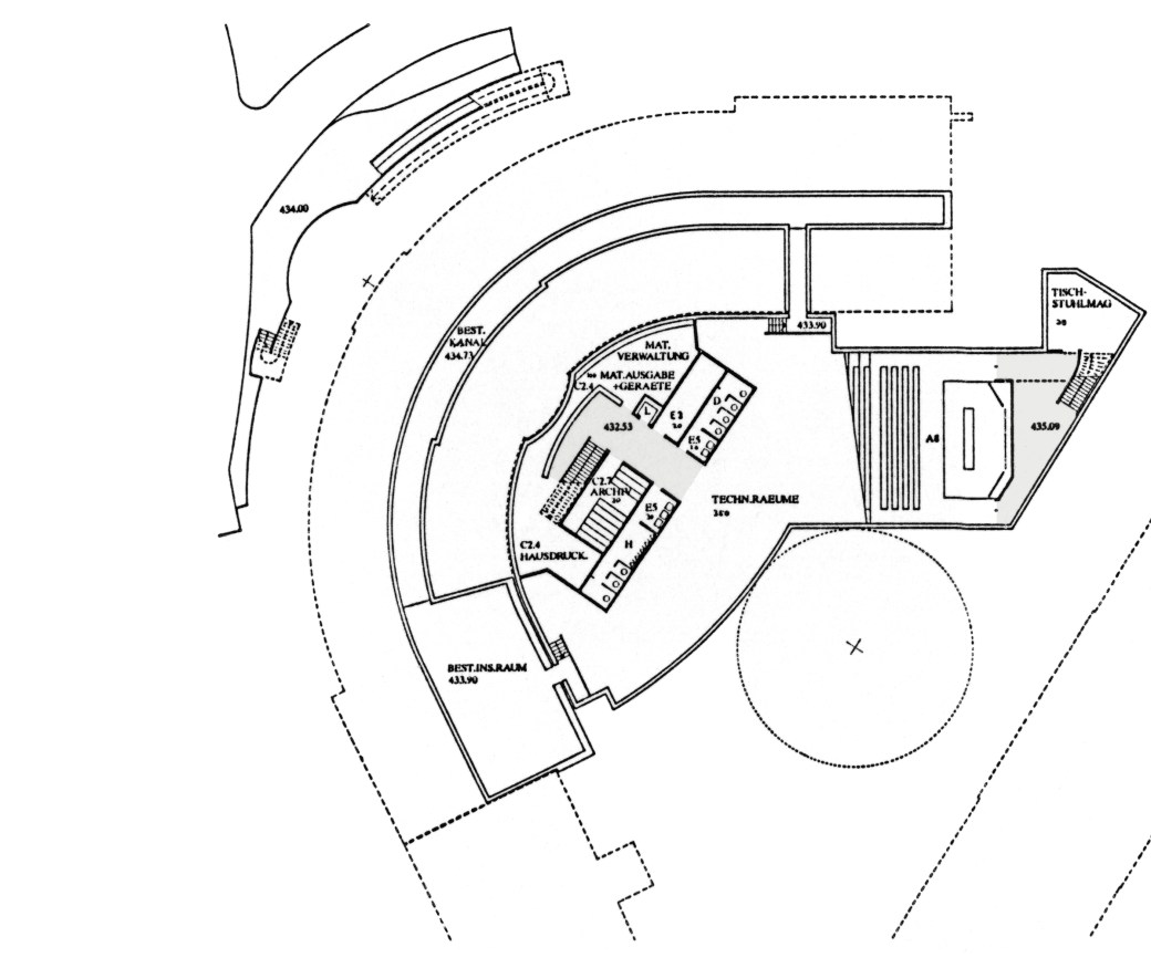 Untergeschoss, rendered