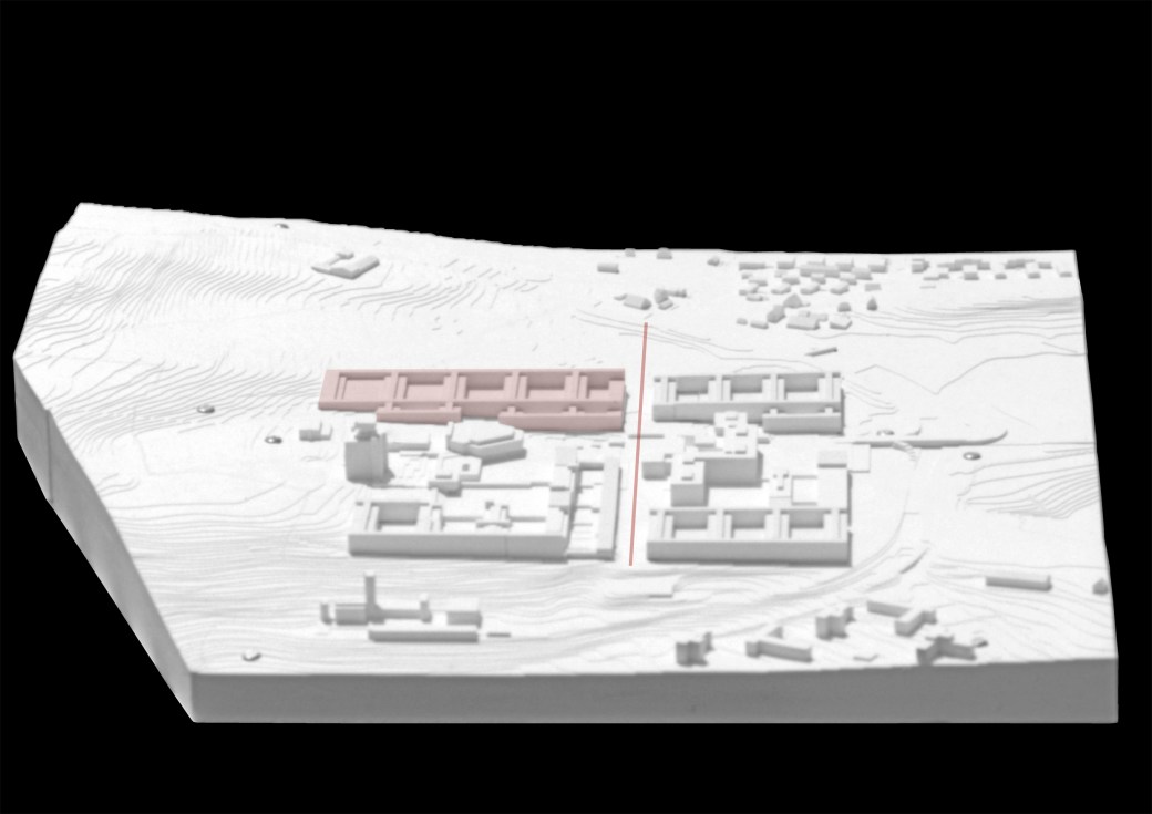 Vollausbau, Ansicht Nord-Ost, A2 300, rendered