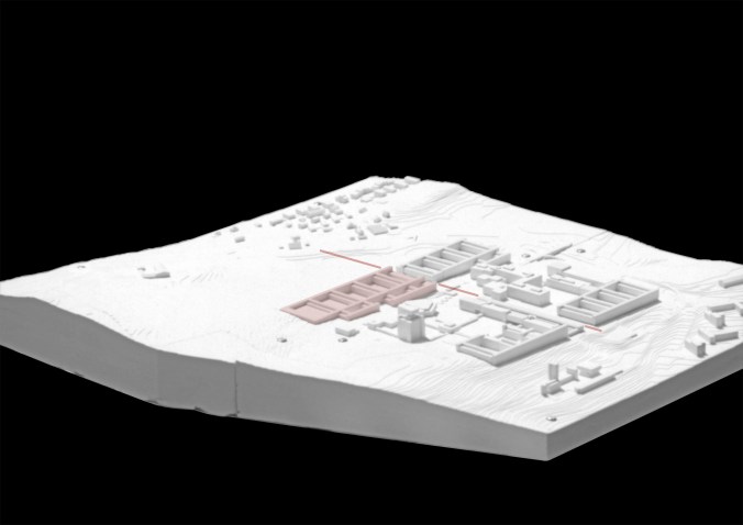 Vollausbau, Ansicht Ost, A2 300, rendered